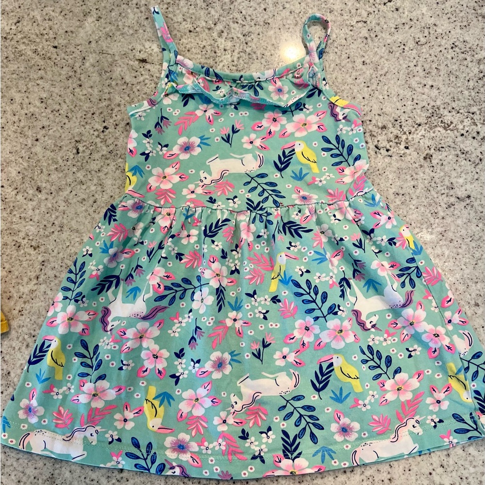 Adorable unicorn dress toddler girl 2T